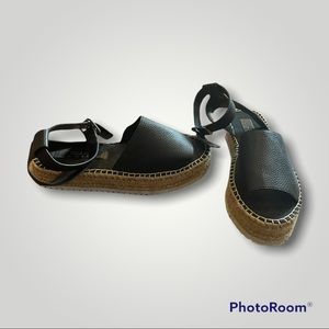 Black ASOS platform sandals